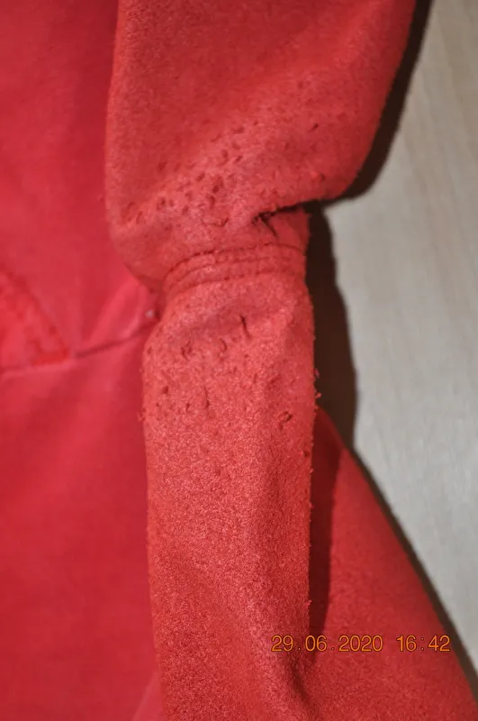 bryczesy Cavallo, r. 164 cm, czerwone, pełny lej, używane – zdjęcie 4