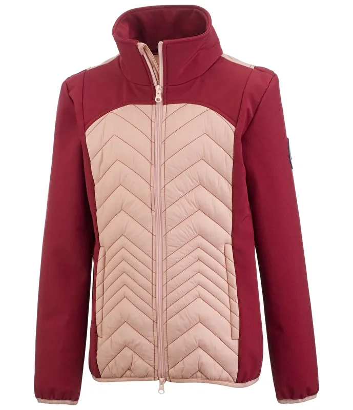 kurtka Felix Bühler Doro, r. 140, różowa, dziecięca, softshell, ocieplana, jak nowa - zdjęcie 1
