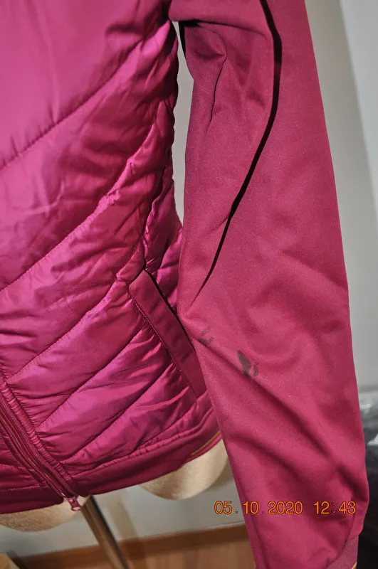 kurtka Steeds Tine, r. 176 cm, bordowa, softshell, z kapturem, bdb - zdjęcie 6
