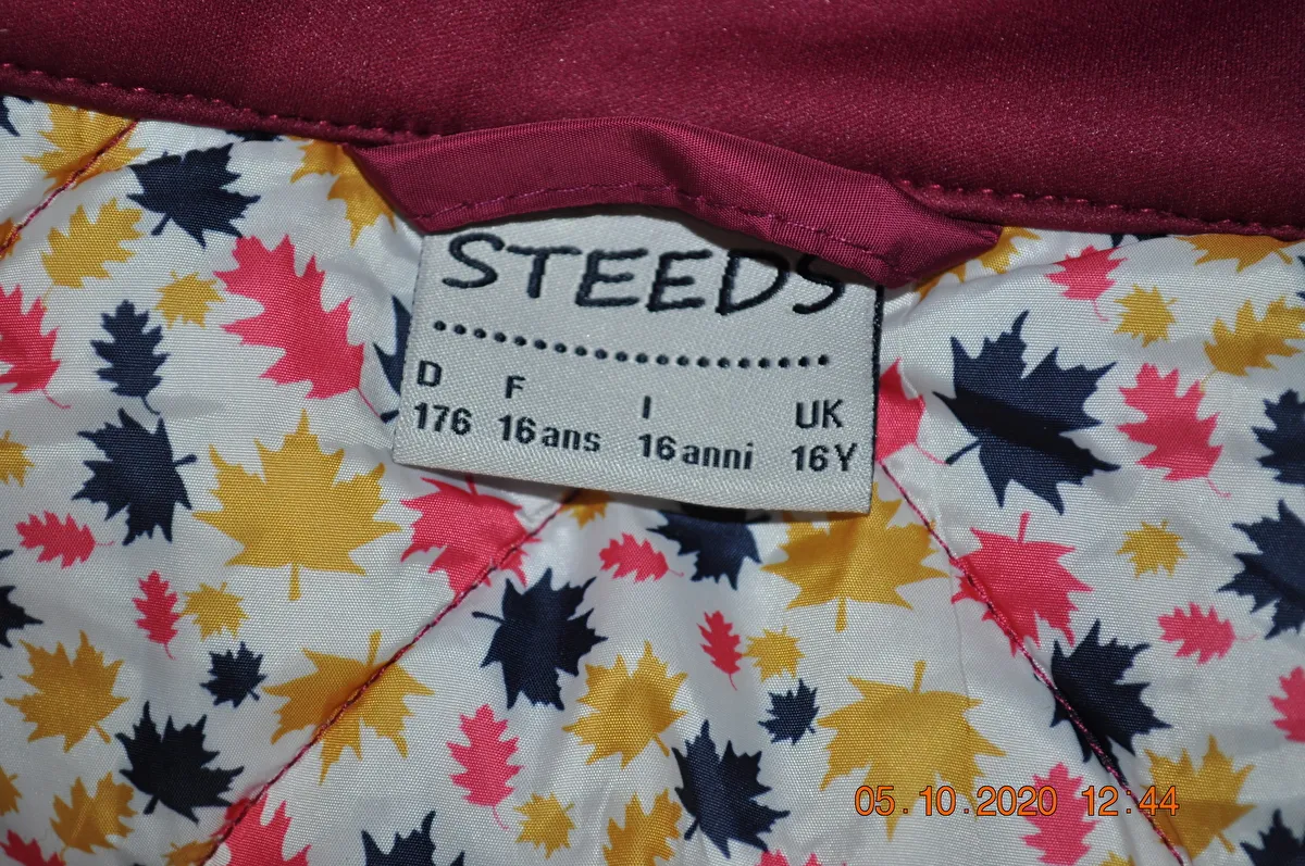 kurtka Steeds Tine, r. 176 cm, bordowa, softshell, z kapturem, bdb - zdjęcie 8