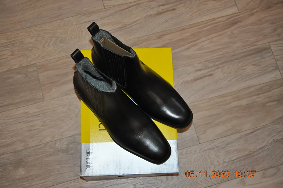 sztyblety Felix Buhler Biasca Winter, r.45,  czarne, zimowe, ocieplane, skórzane, Nowe - zdjęcie 8