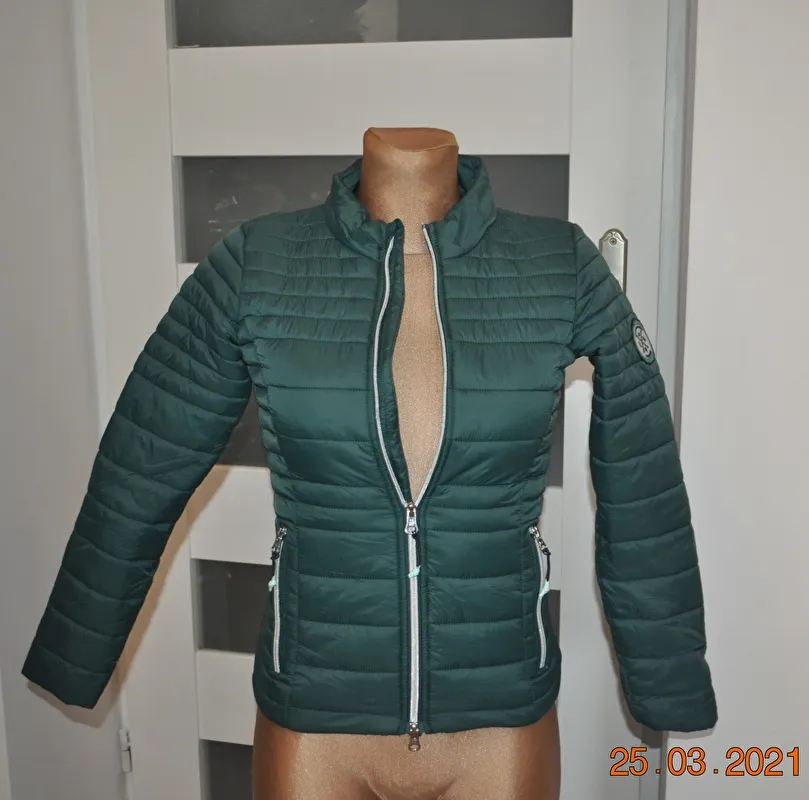 kurtka Steeds Gesine, r. 140 cm, młodzieżowa, zielona, przejściowa, bdb - zdjęcie 2