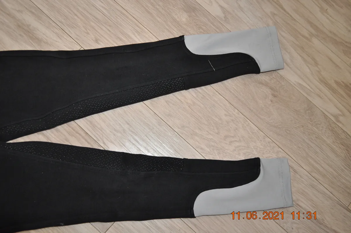 bryczesy Equilibre Sidney, r. 152, granatowe, młodzieżowe, pełny silikonowy lej, bdb – zdjęcie 8
