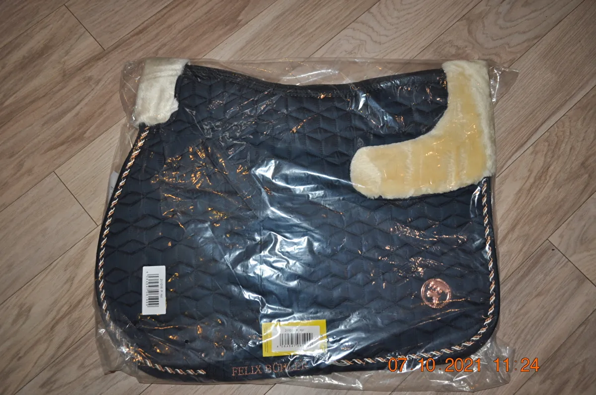 czaprak Felix Buhler World, Pony, granatowy , z futrem, Nowy - zdjęcie 4