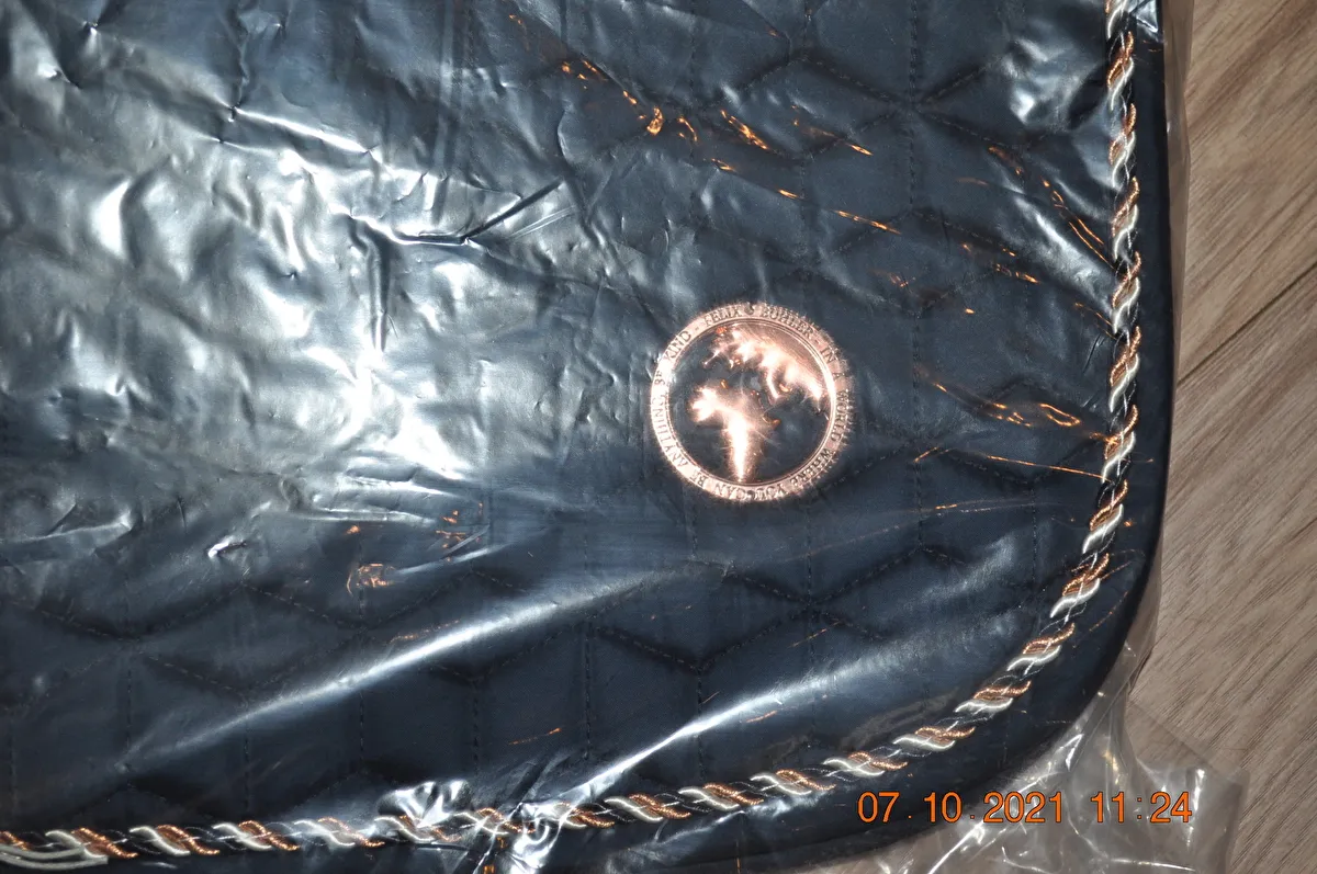 czaprak Felix Buhler World, Pony, granatowy , z futrem, Nowy - zdjęcie 7