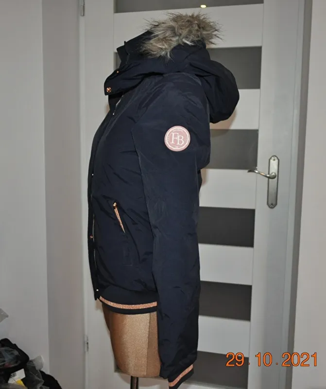 kurtka Felix Buhler Matilda, r. 164 cm, granatowa, dziecięca, bdb - zdjęcie 8
