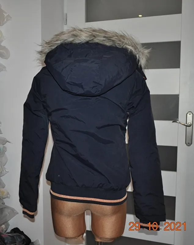 kurtka Felix Buhler Matilda, r. 164 cm, granatowa, dziecięca, bdb - zdjęcie 9