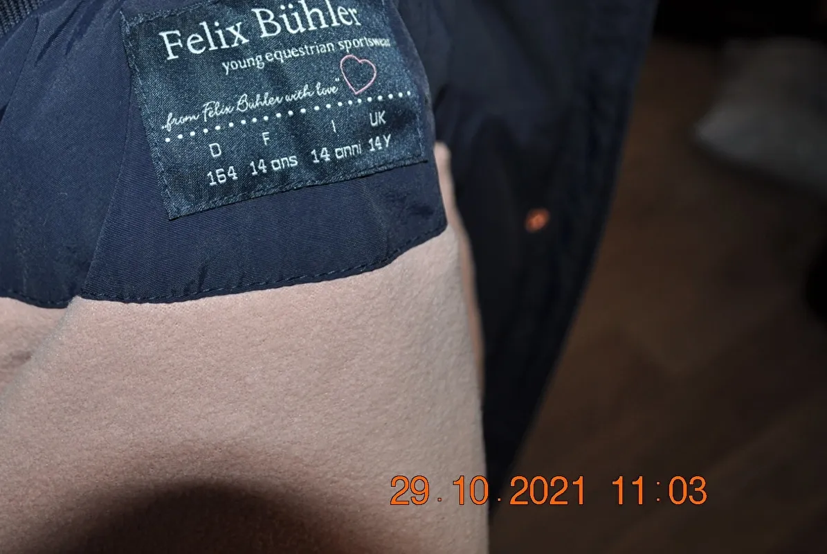 kurtka Felix Buhler Matilda, r. 164 cm, granatowa, dziecięca, bdb - zdjęcie 11