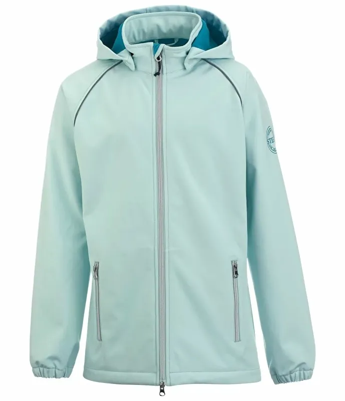 kurtka Steeds Sadie, r. 164 cm, młodzieżowa, softshell, miętowa, bdb z wadą (1) - zdjęcie 1