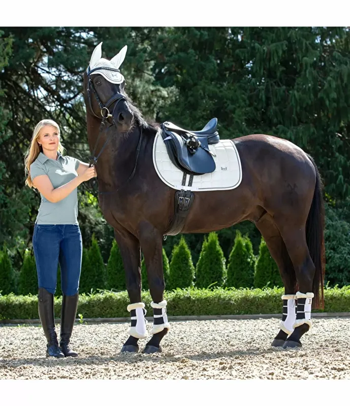 czaprak Felix Buhler Essential, Pony, biały, jak nowy, z wadą - zdjęcie 2
