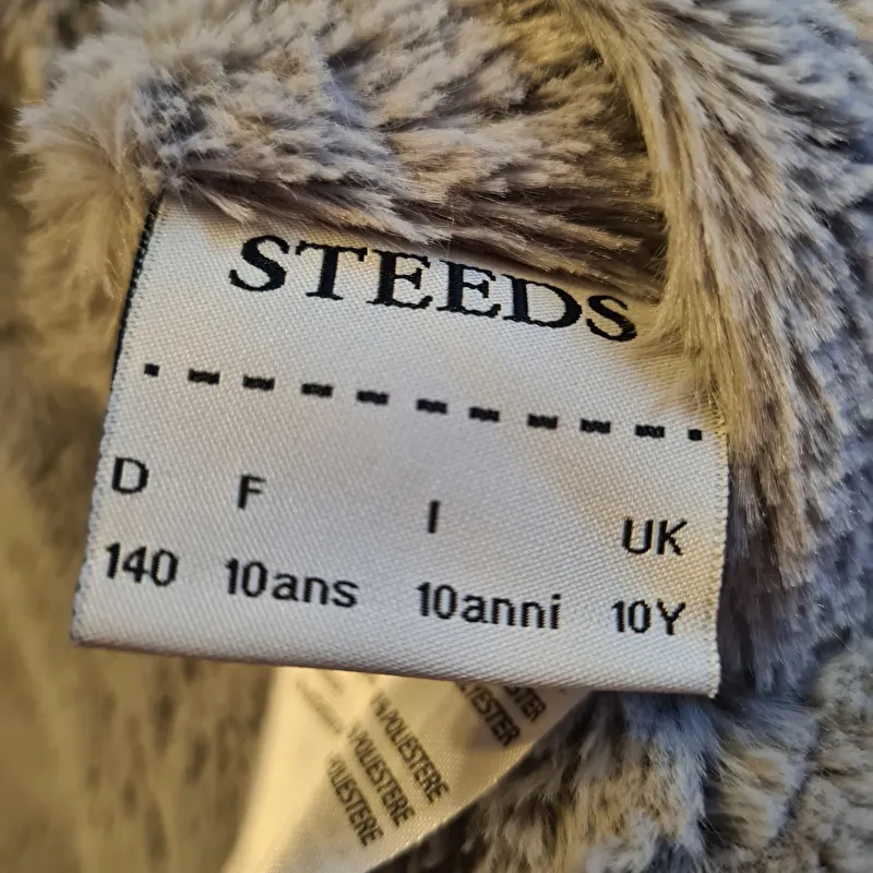kurtka Steeds Eve II, granatowa, r. 140, ocieplana, dwustronna, dziecięca, jak nowa z wadą – zdjęcie 3
