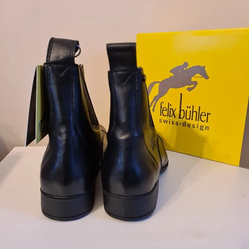 sztyblety Felix Buhler Allessandria, r. 44, czarne, skórzane, NOWE - zdjęcie 7