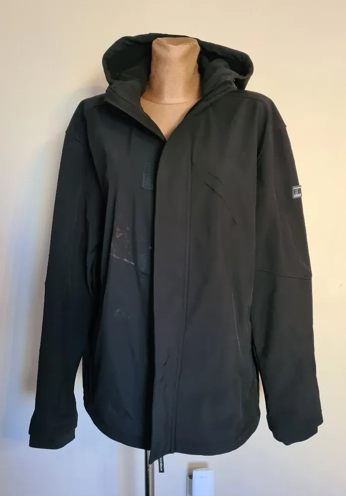 kurtka Felix Buhler Carter, r. XXL, czarna, softshell, używana z wadą - zdjęcie 3