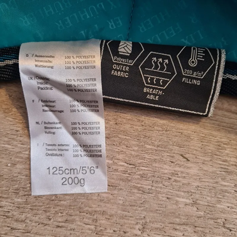wkład do derki Felix Buhler 4in1 Highneck , niebieski, r. 125 cm, 200 g, jak nowy (1) - zdjęcie 3