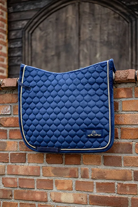 Czaprak DL ujedzeniowy Night Blue Velvet granatowy – zdjęcie 5