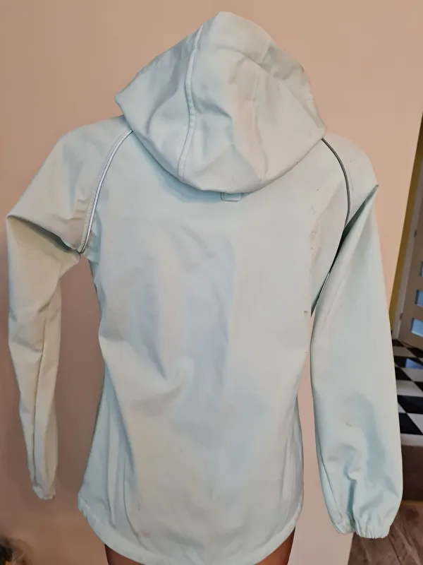 kurtka Steeds Sadie, r. 152 cm, młodzieżowa, softshell, miętowa, bdb z wadą (2) - zdjęcie 4