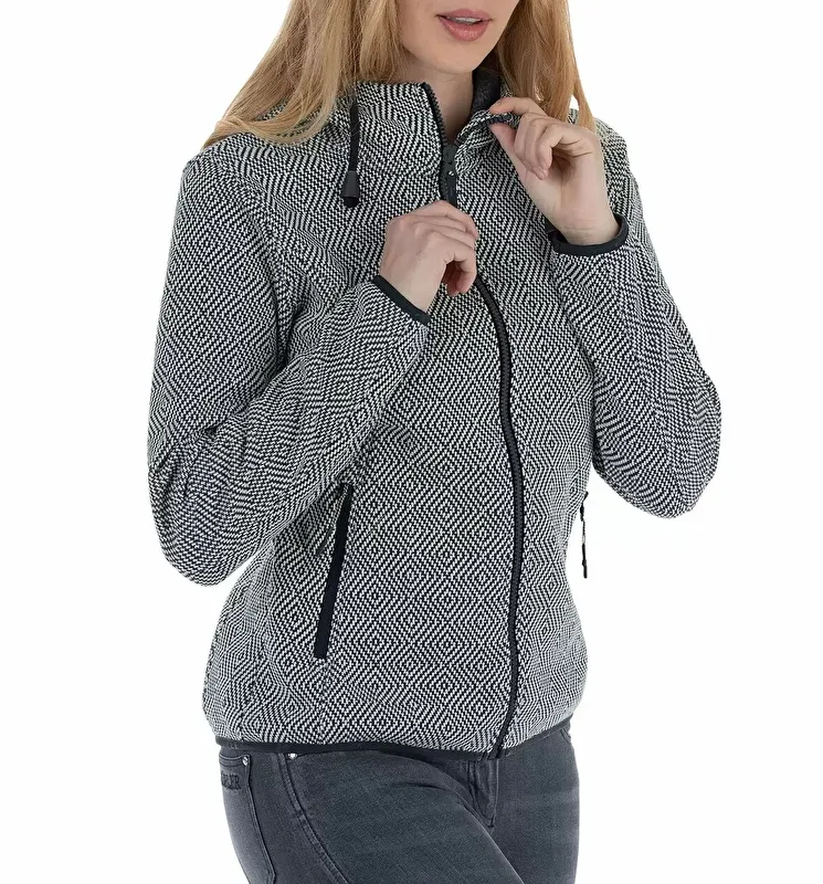 bluza Icepeak Adriana, r. S, czarno-biała, bdb(1) - zdjęcie 11