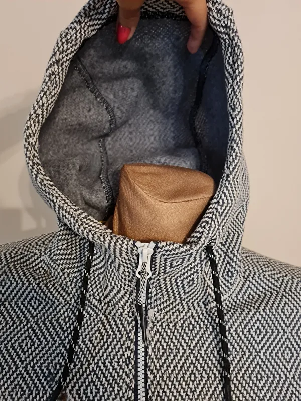 bluza Icepeak Adriana, r. S, czarno-biała, bdb(1) - zdjęcie 7