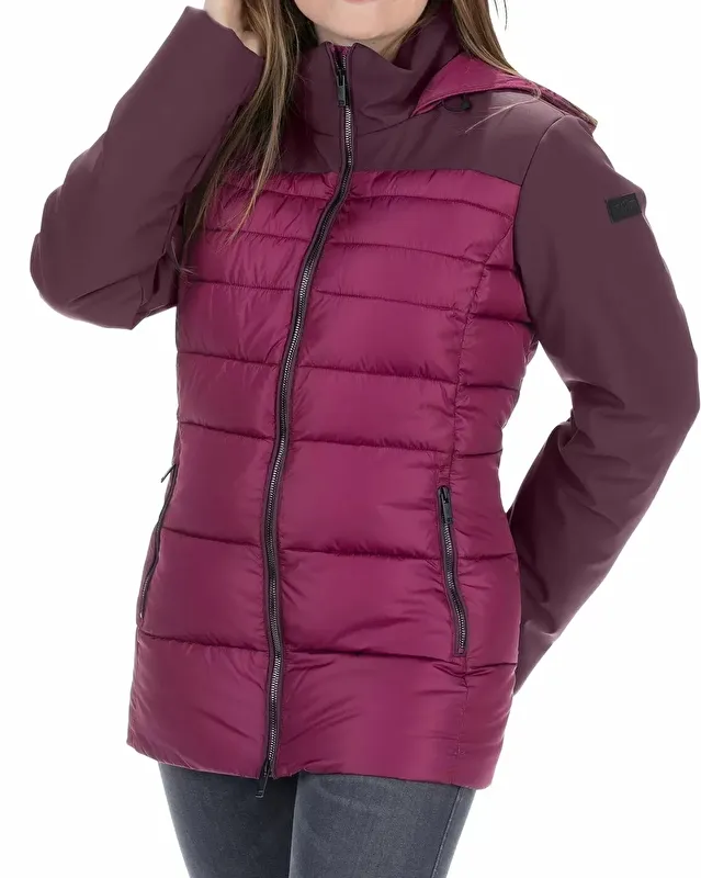 kurtka CMP, r. 38, aubergine, zimowa, wodoodporna, wiatroszczelna, sofshell, NOWA – zdjęcie 4