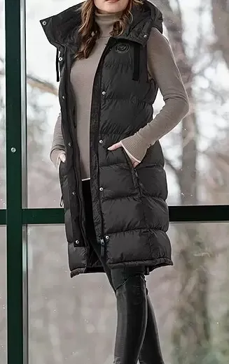 kamizelka Felix Buhler Clara, M, czarna, długa, ciepła, NOWA - zdjęcie 3