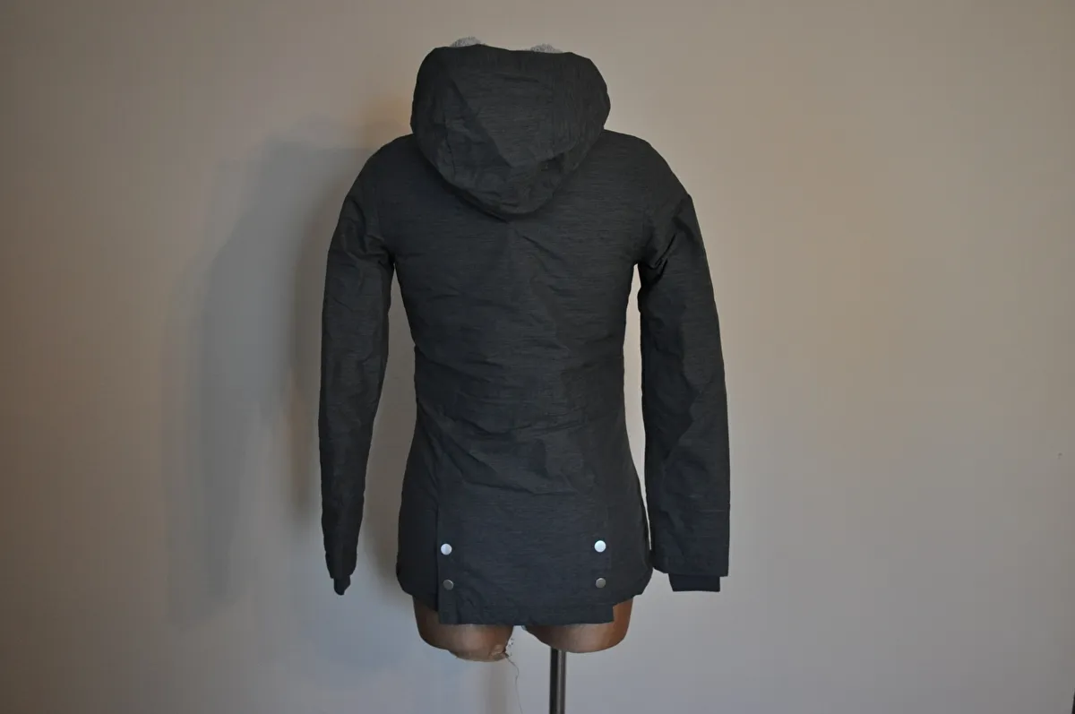kurtka, parka Stonedeek, r. 140 cm, szara, młodzieżowa, dziecięca, z kapturem, zimowa, z futerkiem, jak nowa, z wadą - zdjęcie 5