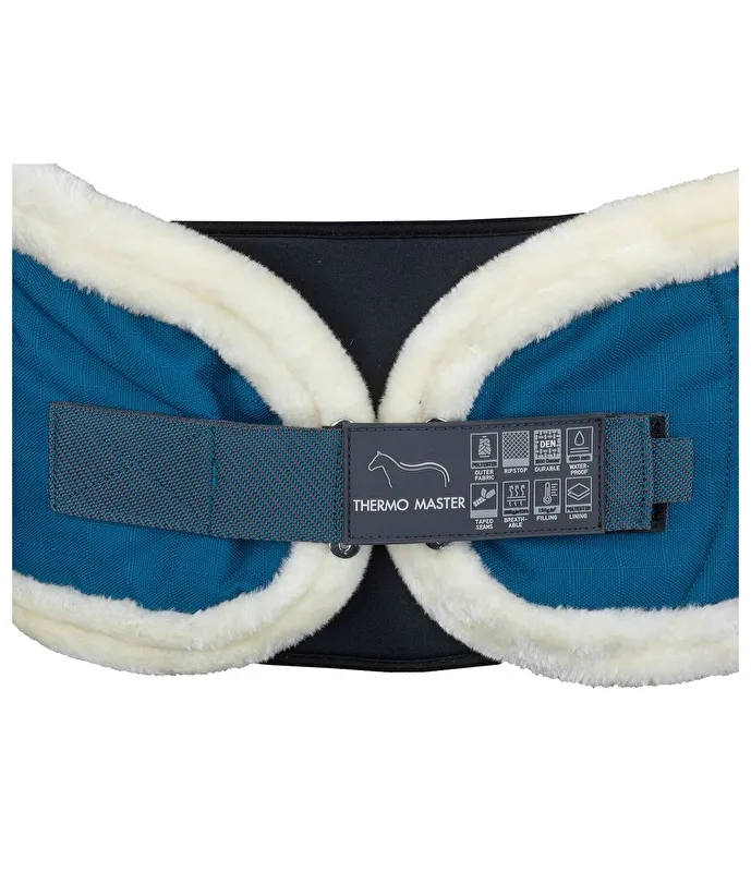derka Felix Buhler Alice, r. 155 cm, 150 g, niebieska, 1000 DEN, padokowa, spacerowa, NOWA – zdjęcie 2