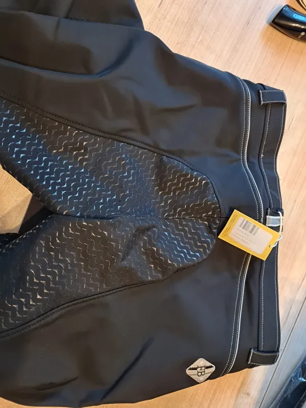 bryczesy Felix Buhler Larissa, r. 44, czarne, pełny lej, SOFTSHELL, ocieplane, zimowe NOWE - zdjęcie 7