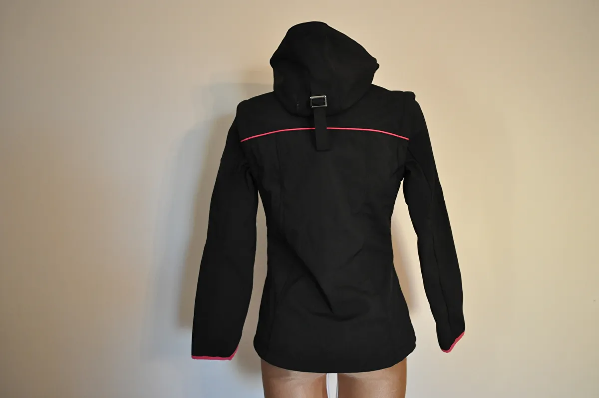 kurtka Steeds Liane, r. 164 cm, czarna, młodzieżowa, softshell, 2w1, jak nowa - zdjęcie 8