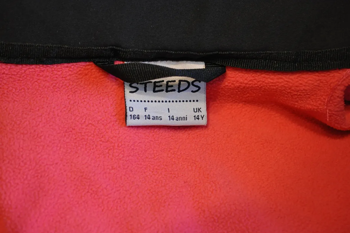 kurtka Steeds Liane, r. 164 cm, czarna, młodzieżowa, softshell, 2w1, jak nowa - zdjęcie 9