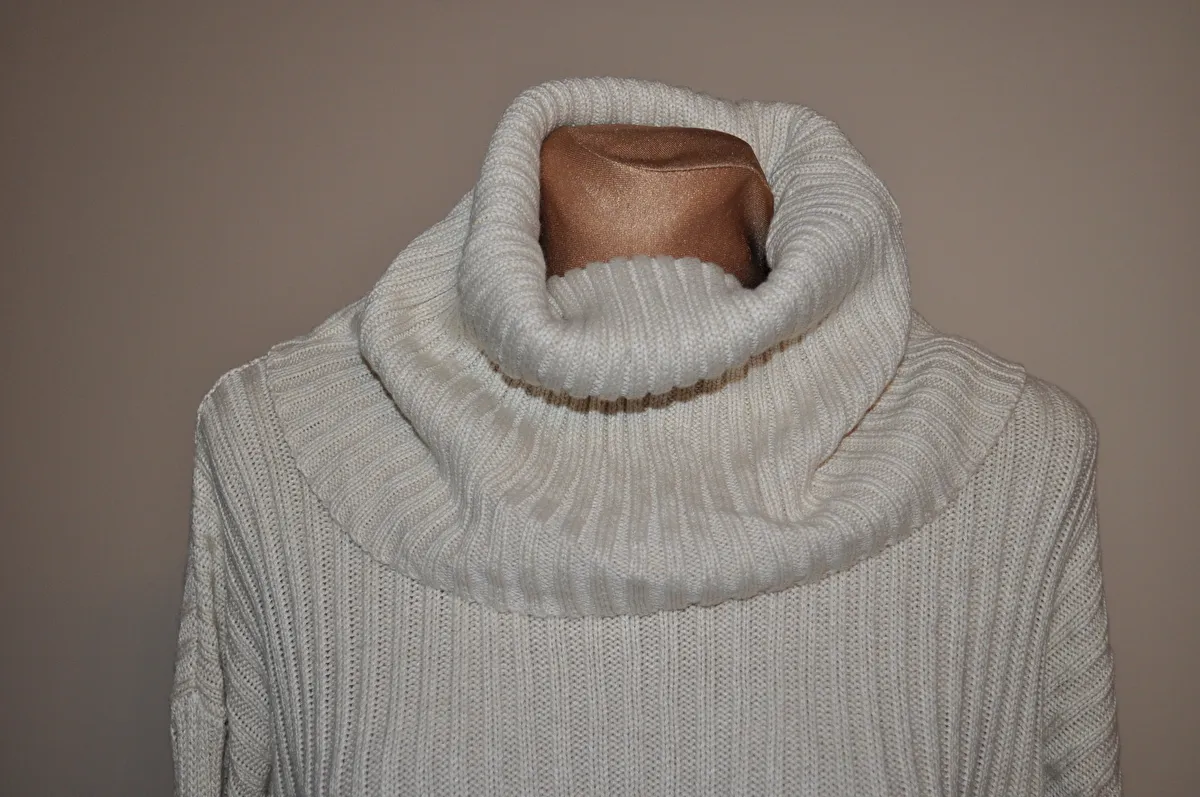 sweter z golfem Felix Bühler Lilah, r. XS , kremowy , bdb - zdjęcie 3