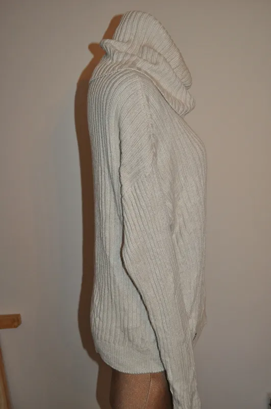 sweter z golfem Felix Bühler Lilah, r. XS , kremowy , bdb - zdjęcie 9