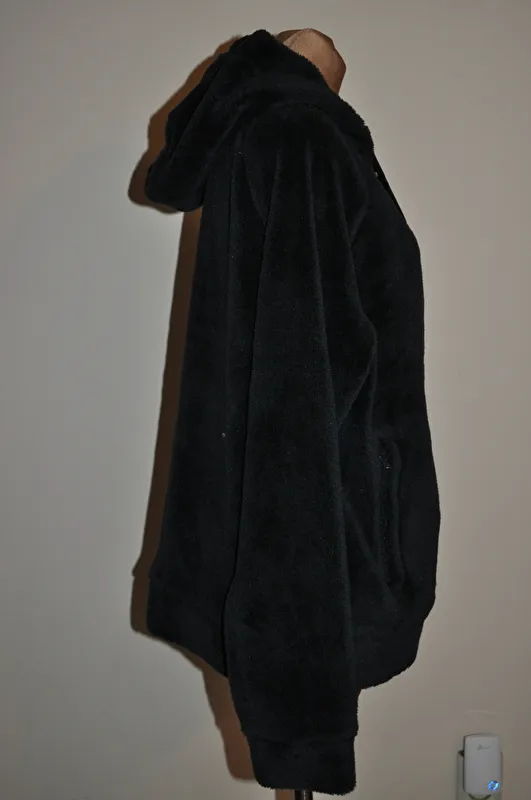 kurtka Felix Buhler Lucie, r. XL, granatowa, futrzana, bdb – zdjęcie 6