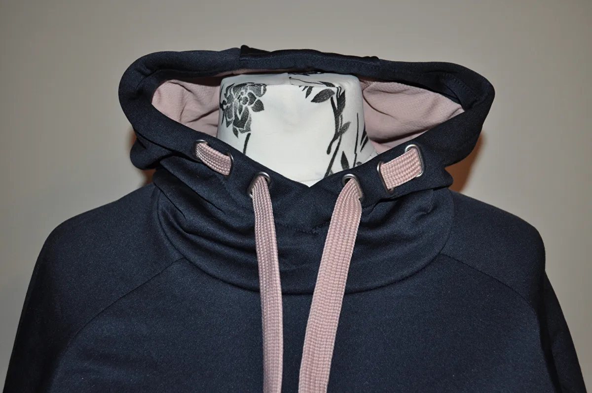 bluza Felix Buhler Lilou, r. S , granatowa, z katurem, bdb z wadą - zdjęcie 3