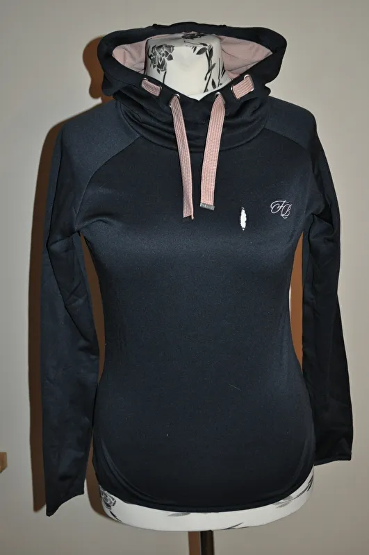 bluza Felix Buhler Lilou, r. S , granatowa, z katurem, bdb z wadą - zdjęcie 6