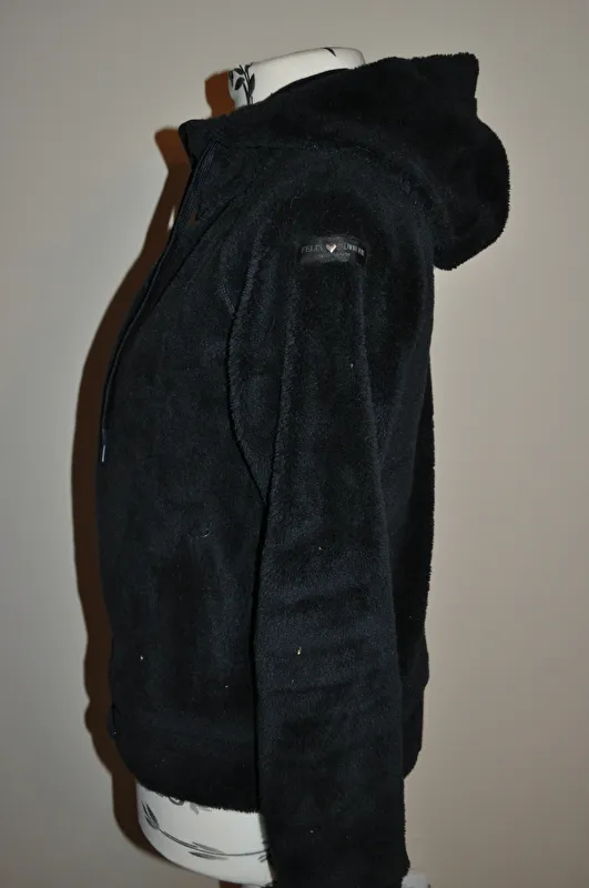 kurtka Felix Buhler Lucie, r. S, granatowa, futrzana, bdb z wadą (1) - zdjęcie 4