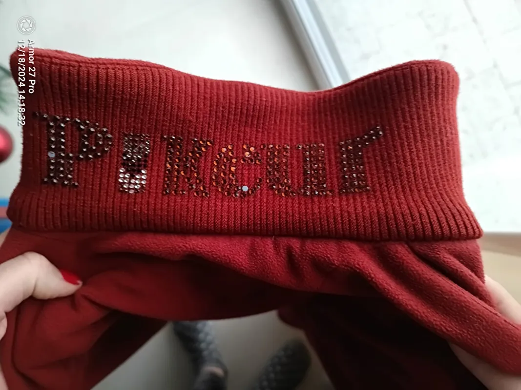 Pikeur bluza polarowa rustic red S/M – zdjęcie 4
