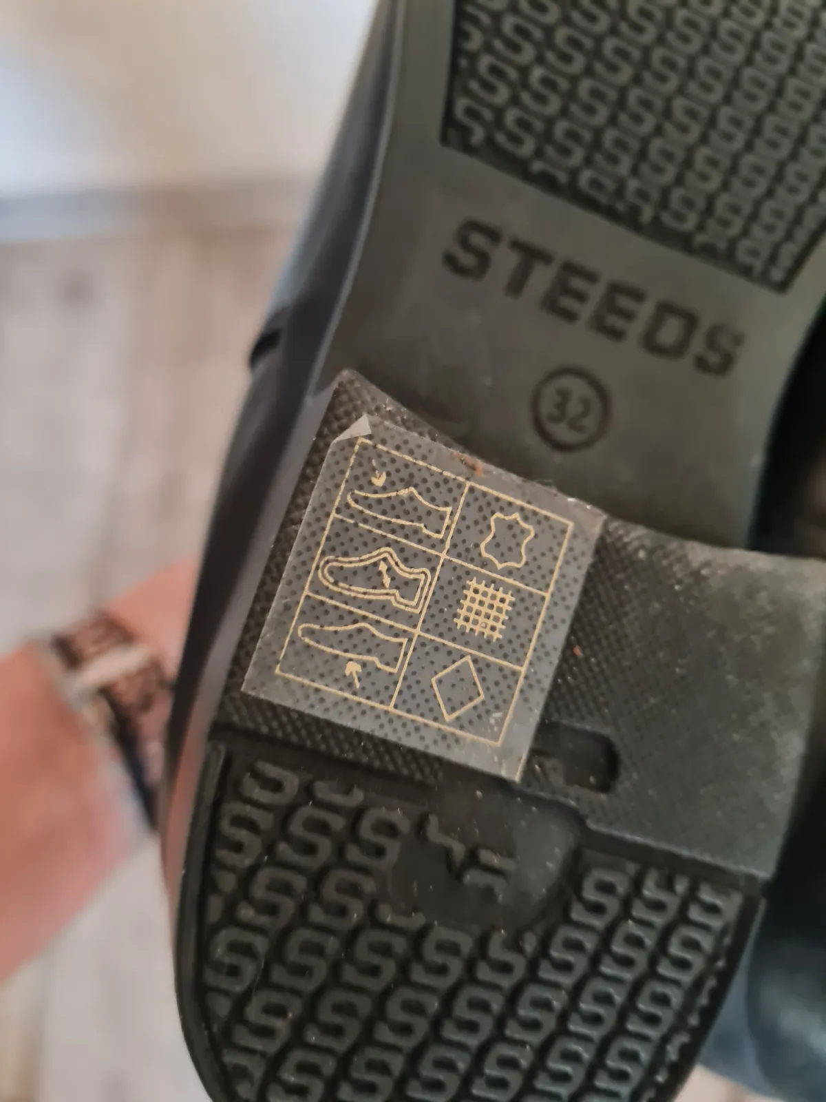 sztyblety Steeds Athletic III, czarne, r. 32, skórzane, nowe - zdjęcie 10
