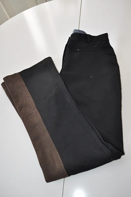 bryczesy Equilibre Super-Stretch, jodhpur, r. 42 , czarne, pełny lej, używane - zdjęcie 2