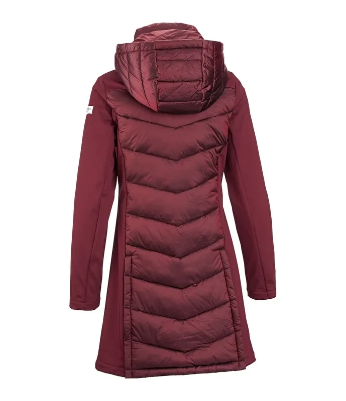 płaszcz Felix Buhler Charlotte, r. XS , bordowy, damski, SOFTSHELL, bdb z wadą - zdjęcie 3