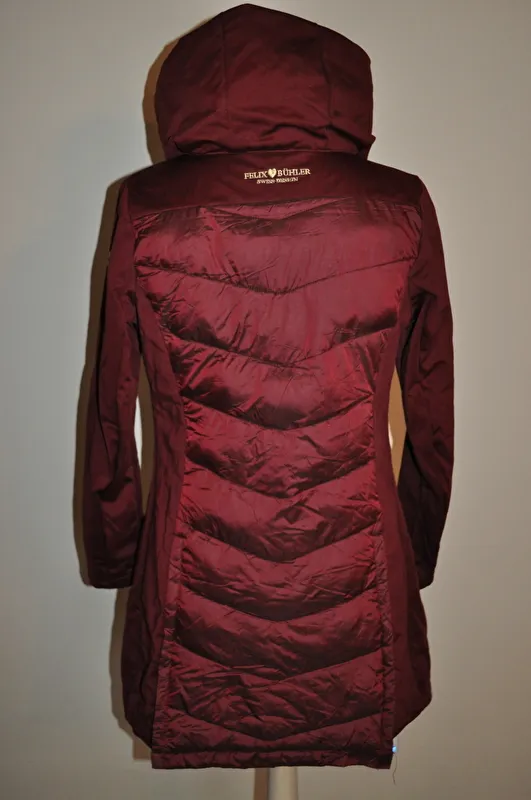 płaszcz Felix Buhler Charlotte, r. XS , bordowy, damski, SOFTSHELL, bdb z wadą - zdjęcie 9