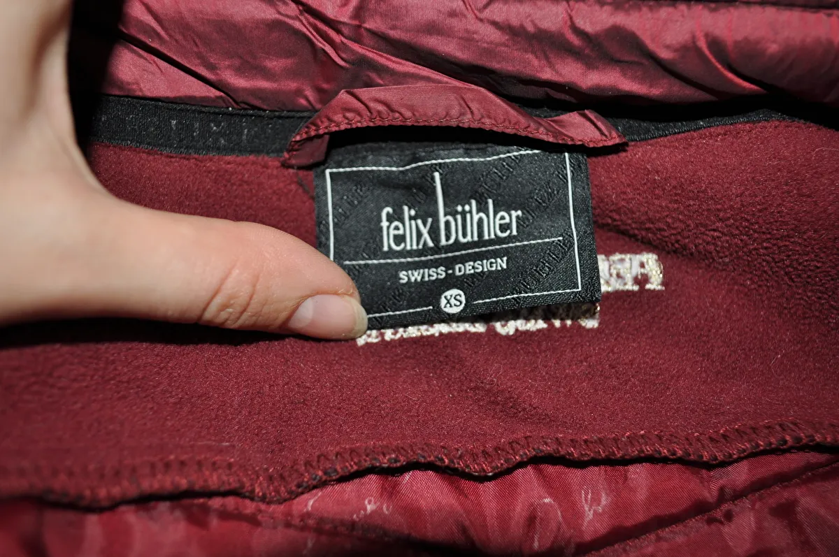 płaszcz Felix Buhler Charlotte, r. XS , bordowy, damski, SOFTSHELL, bdb z wadą - zdjęcie 11
