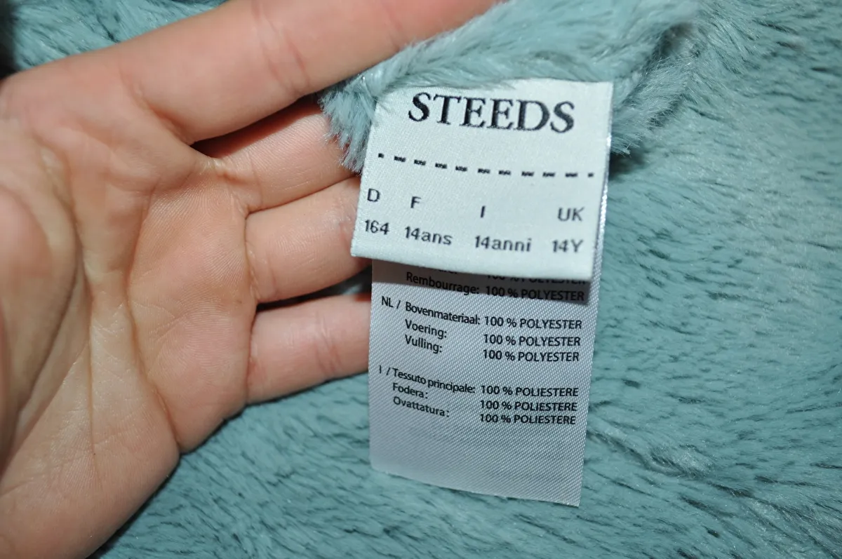 kurtka Steeds Eve II, r. 164 /XS ,ocieplana, fioletowo- niebieska dwustronna, dziecięca, bdb z wadą – zdjęcie 13