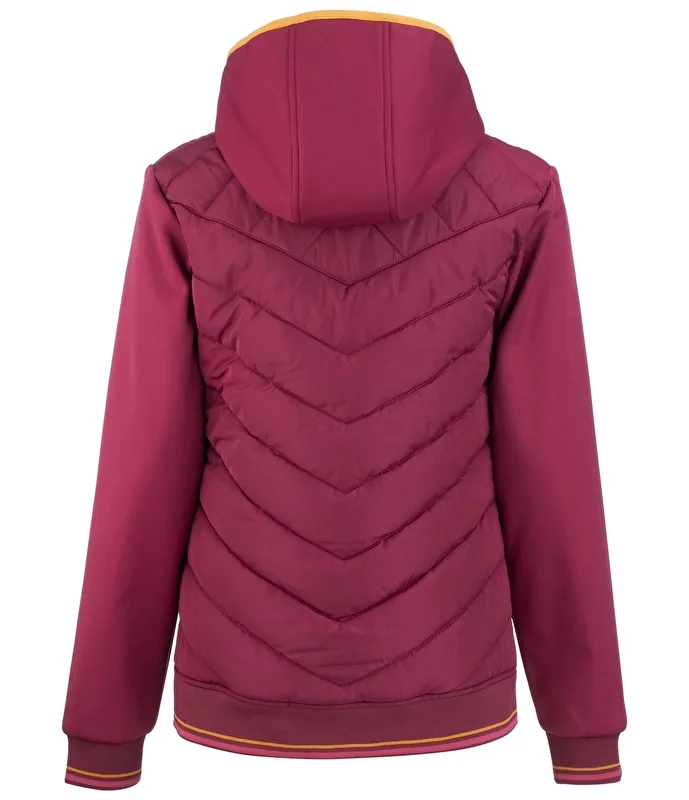kurtka Steeds Tine , r. 140 cm , bordowo-różowa, SOFTSHELL, bdb z wadą - zdjęcie 2