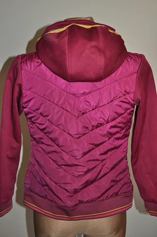 kurtka Steeds Tine , r. 140 cm , bordowo-różowa, SOFTSHELL, bdb z wadą - zdjęcie 8