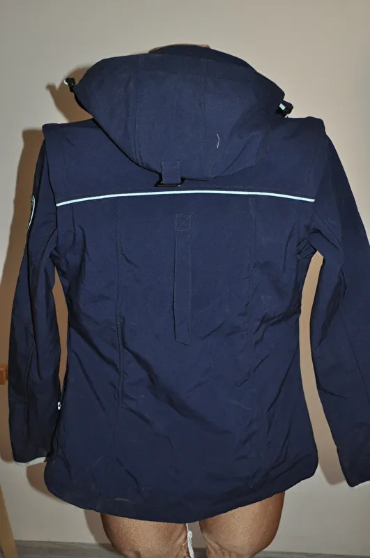 kurtka Steeds Liane, r. 164 cm, granatowa, młodzieżowa, softshell, 2w1, bdb z wadą (1) - zdjęcie 10
