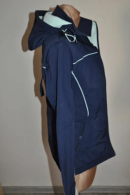 kurtka Steeds Liane, r. 164 cm, granatowa, młodzieżowa, softshell, 2w1, bdb z wadą (1) - zdjęcie 11