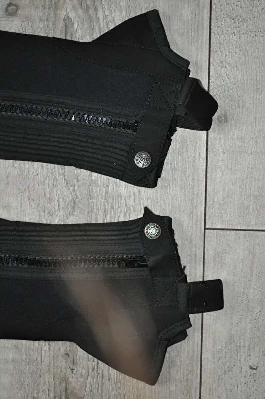 czapsy Steeds Mini-Chaps Neo, r. S (39/31), czarne, syntetyczne, jak nowe (3) - zdjęcie 5