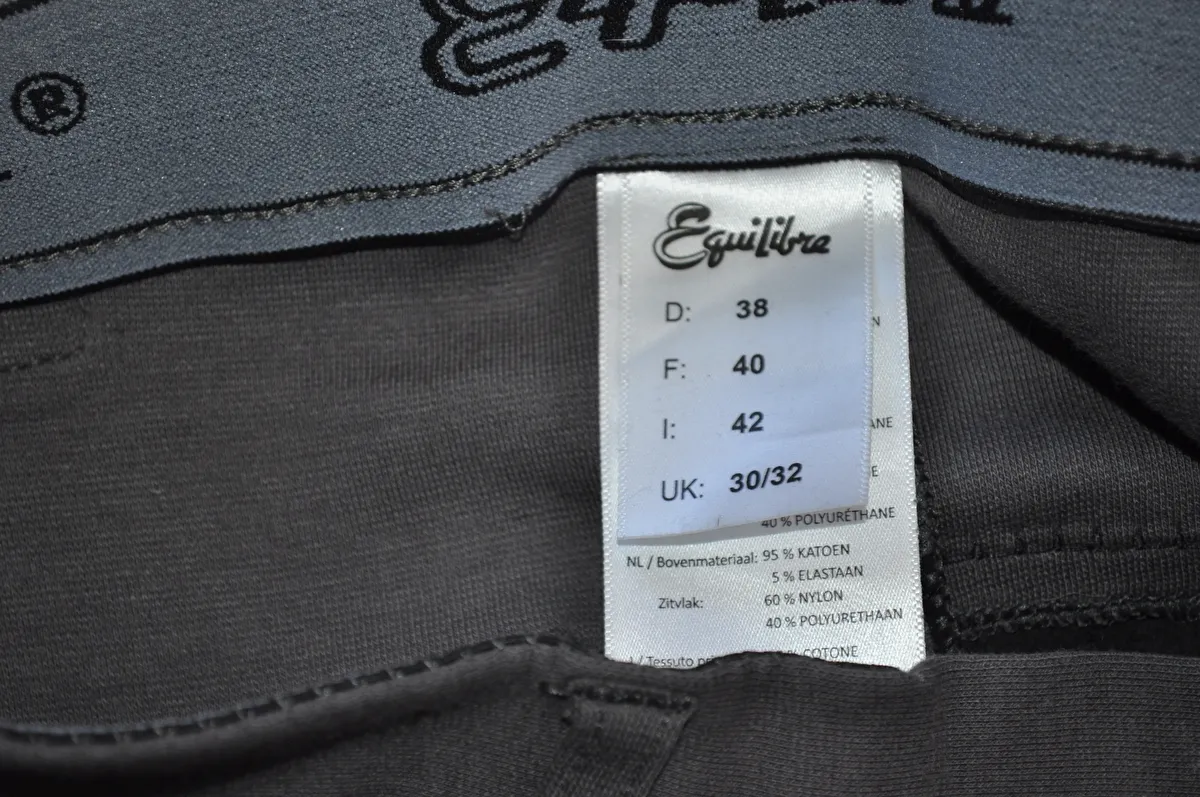 bryczesy Equilibre Amalia, r. 38 , szare, damskie, bdb z wadą - zdjęcie 10
