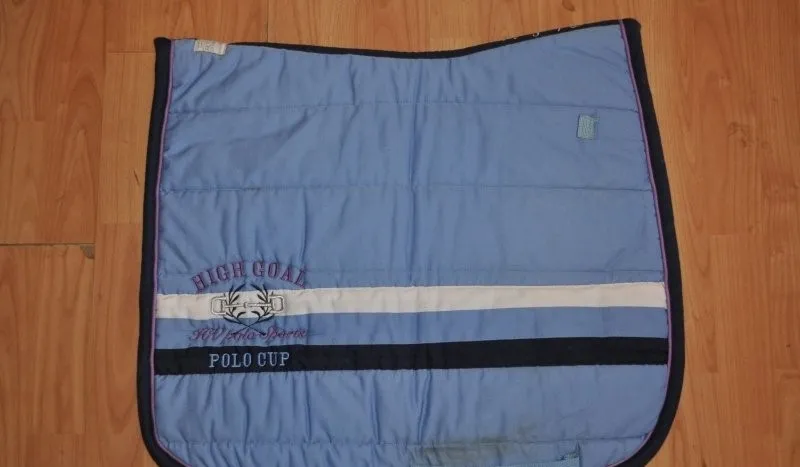 czaprak HV Polo, błękitny, r. cob/full, ujeżdżeniowy, stan bdb - zdjęcie 1