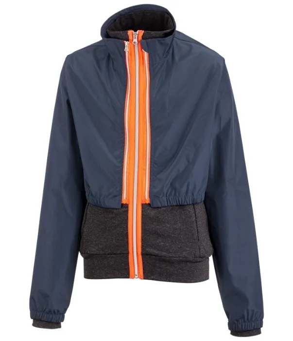 kurtka/bluza Steeds Volti, r. 152 cm , granatowa/popielata, młodzieżowa, bdb - zdjęcie 1
